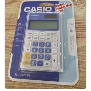 CASIO SL-300VC-BE Extra Large Display 8 Digit Calculator BLUE ~ NEW